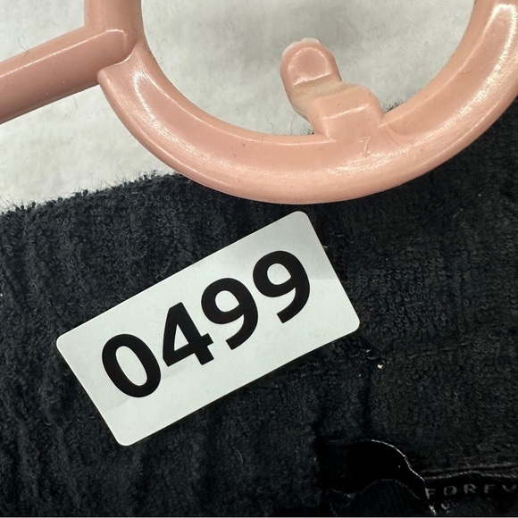 Forever 21 Terrycloth Short Shorts Womans Small Black - Picture 9 of 9